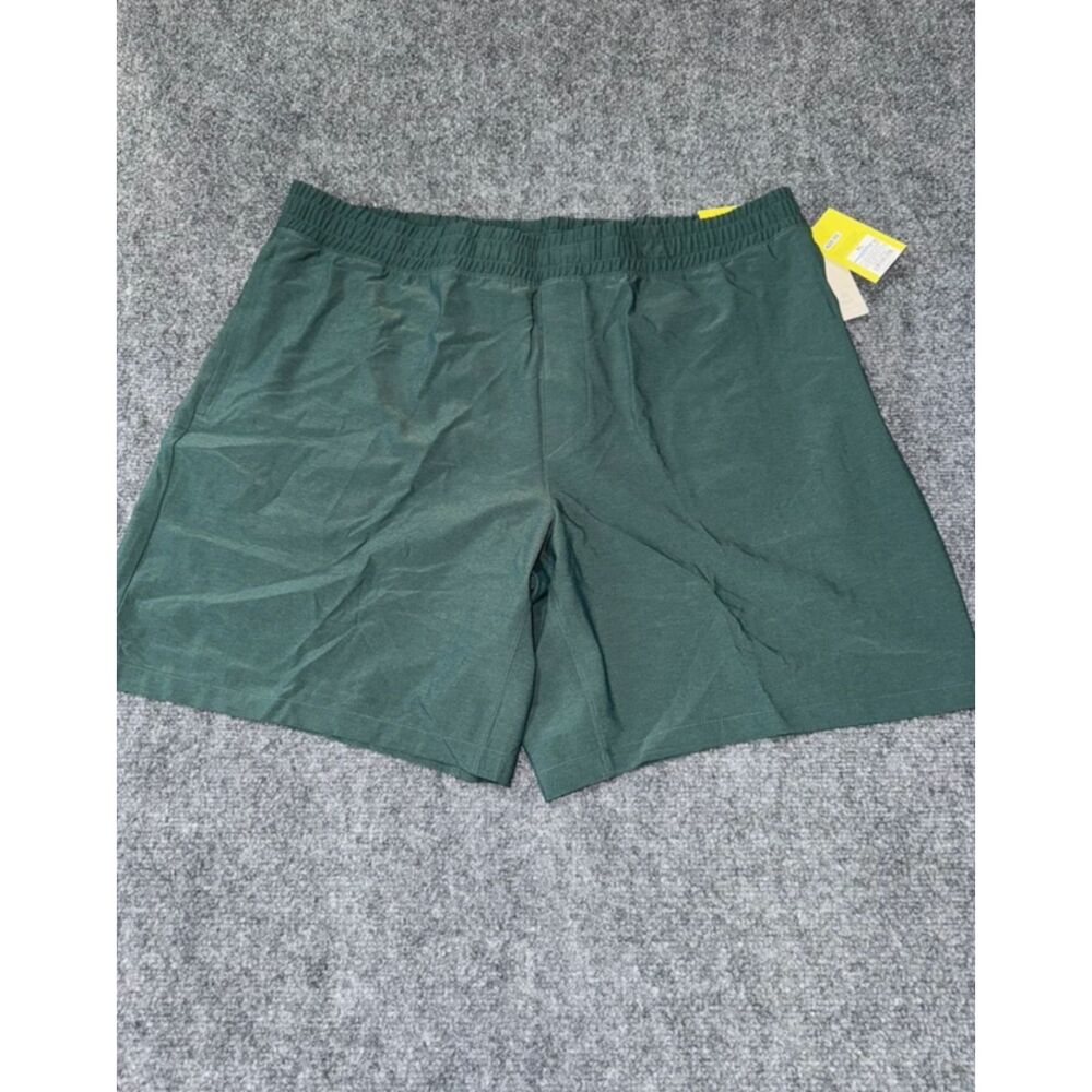 All in Motion Men’s XL Green Athletic Shorts Performance Workout Gym Running